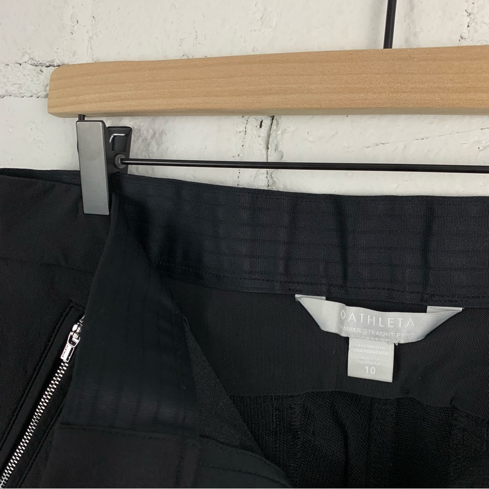 Athleta Black Straight Leg Pants - Picture 8 of 13